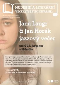 Jazzový večer s Janou Langr a Janem Horákem